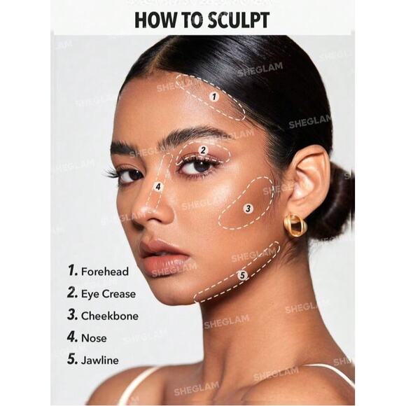 SHEGLAM Snatch & Define Contour Stick - Soft Tan | Creamy Lightweight Sculpting - Picture 4 of 8